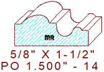 Applied Moulding 1-1/2" - 14