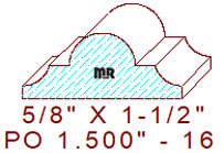 Applied Moulding 1-1/2" - 16 Applied Moulding 1-1/2" - 16