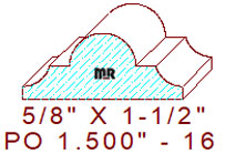 Applied Moulding 1-1/2" - 16