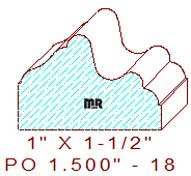 Applied Moulding 1-1/2" - 18