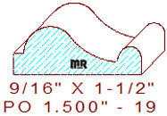 Applied Moulding 1-1/2" - 19 Applied Moulding 1-1/2" - 19