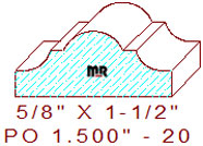 Applied Moulding 1-1/2" - 20 Applied Moulding 1-1/2" - 20