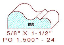 Applied Moulding 1-1/2" - 24 Applied Moulding 1-1/2" - 24