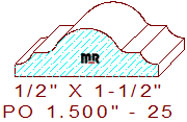 Applied Moulding 1-1/2" - 25 Applied Moulding 1-1/2" - 25