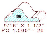 Applied Moulding 1-1/2" - 26