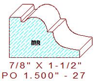 Applied Moulding 1-1/2" - 27 Applied Moulding 1-1/2" - 27