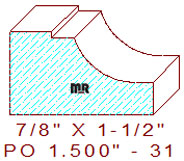 Applied Moulding 1-1/2" - 31 Applied Moulding 1-1/2" - 31