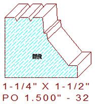 Applied Moulding 1-1/2" - 32