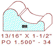 Applied Moulding 1-1/2" - 34 Applied Moulding 1-1/2" - 34