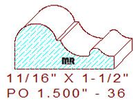 Applied Moulding 1-1/2" - 36 Applied Moulding 1-1/2" - 36