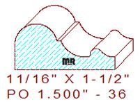 Applied Moulding 1-1/2" - 36