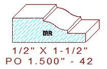 Applied Moulding 1-1/2" - 42 Applied Moulding 1-1/2" - 42