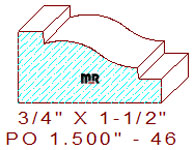 Applied Moulding 1-1/2" - 46