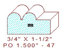 Applied Moulding 1-1/2" - 47 Applied Moulding 1-1/2" - 47