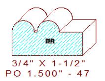 Applied Moulding 1-1/2" - 47 