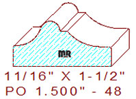 Applied Moulding 1-1/2" - 48