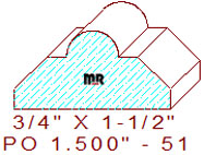 Applied Moulding 1-1/2" - 51