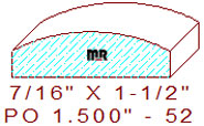 Applied Moulding 1-1/2" - 52