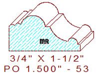 Applied Moulding 1-1/2" - 53 Applied Moulding 1-1/2" - 53