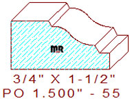 Applied Moulding 1-1/2" - 55 Applied Moulding 1-1/2" - 55
