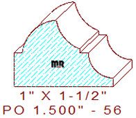 Applied Moulding 1-1/2" - 56 Applied Moulding 1-1/2" - 56