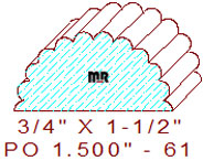 Applied Moulding 1-1/2" - 61 Applied Moulding 1-1/2" - 61