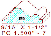 Applied Moulding 1-1/2" - 7 Applied Moulding 1-1/2" - 7