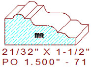 Applied Moulding 1-1/2" - 71