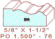 Applied Moulding 1-1/2" - 76