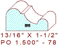 Applied Moulding 1-1/2" - 78