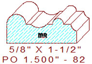 Applied Moulding 1-1/2" - 82