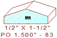 Applied Moulding 1-1/2" - 83