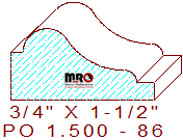 Applied Moulding 1-1/2" - 86 Applied Moulding 1-1/2" - 86