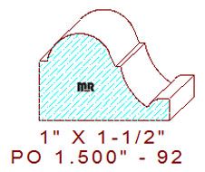 Applied Moulding 1-1/2" - 92