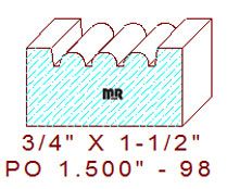 Applied Moulding 1-1/2" - 98