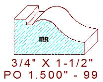 Applied Moulding 1-1/2" - 99 Applied Moulding 1-1/2" - 99