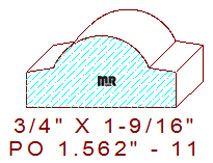 Applied Moulding 1-9/16" - 11