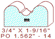 Applied Moulding 1-9/16" - 14