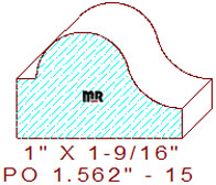 Applied Moulding 1-9/16" - 15 