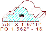 Applied Moulding 1-9/16" - 16" Applied Moulding 1-9/16" - 16"