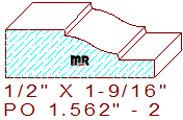 Applied Moulding 1-9/16" - 2