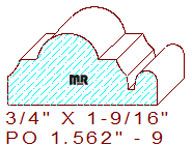 Applied Moulding 1-9/16" - 9 Applied Moulding 1-9/16" - 9