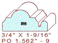 Applied Moulding 1-9/16" - 9