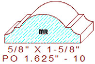 Applied Moulding 1-5/8" - 10