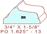 Applied Moulding 1-5/8" - 13 Applied Moulding 1-5/8" - 13