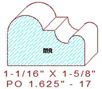 Applied Moulding 1-5/8" - 17 