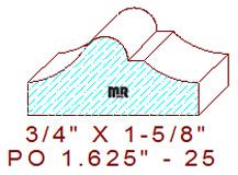 Applied Moulding 1-5/8" - 25 Applied Moulding 1-5/8" - 25