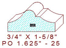 Applied Moulding 1-5/8" - 25