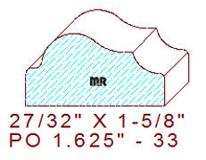 Applied Moulding 1-5/8" - 33 Applied Moulding 1-5/8" - 33