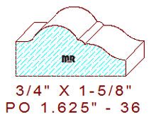 Applied Moulding 1-5/8" - 36 Applied Moulding 1-5/8" - 36